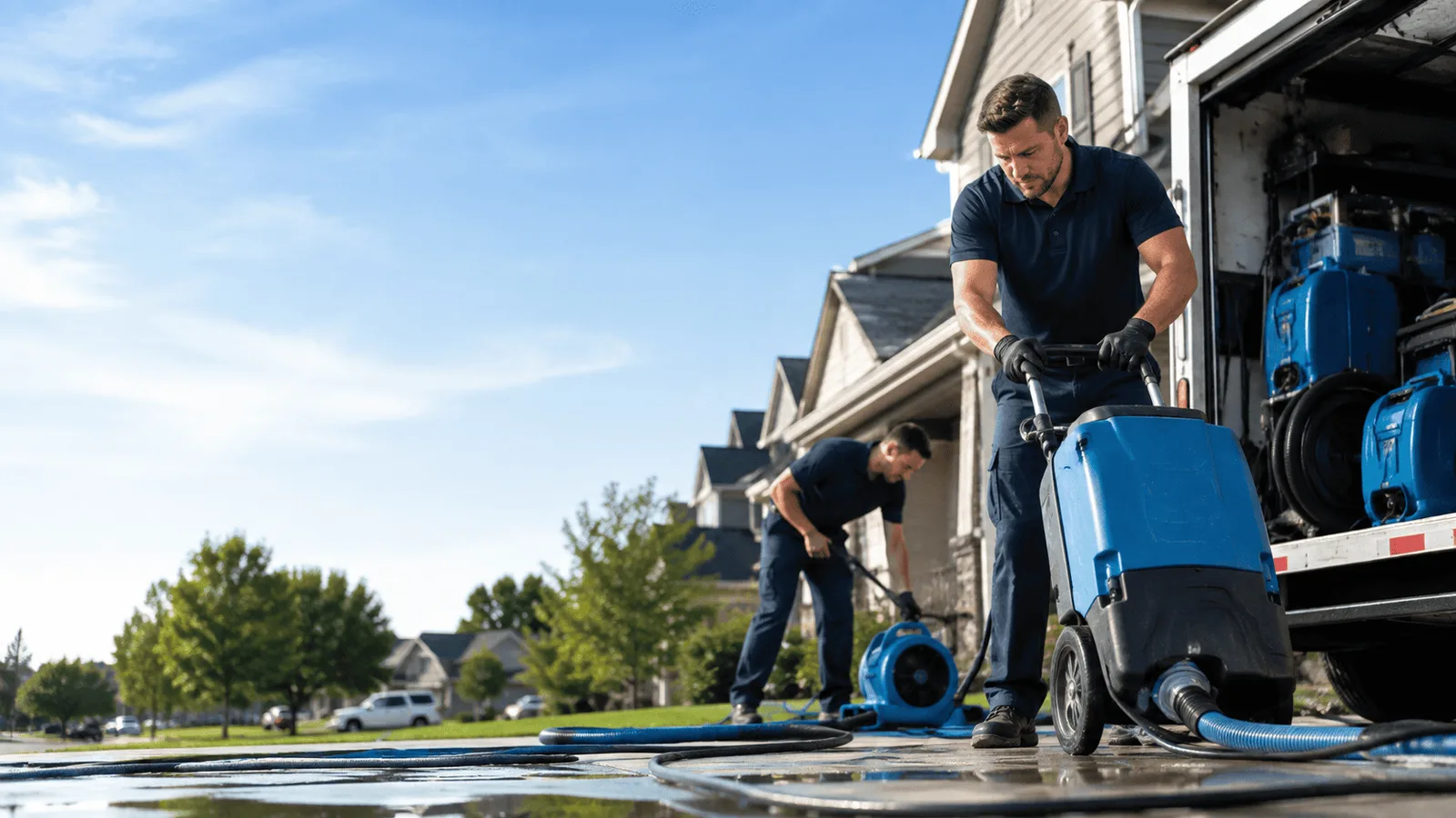 Structural Drying being performed in West Fargo, ND